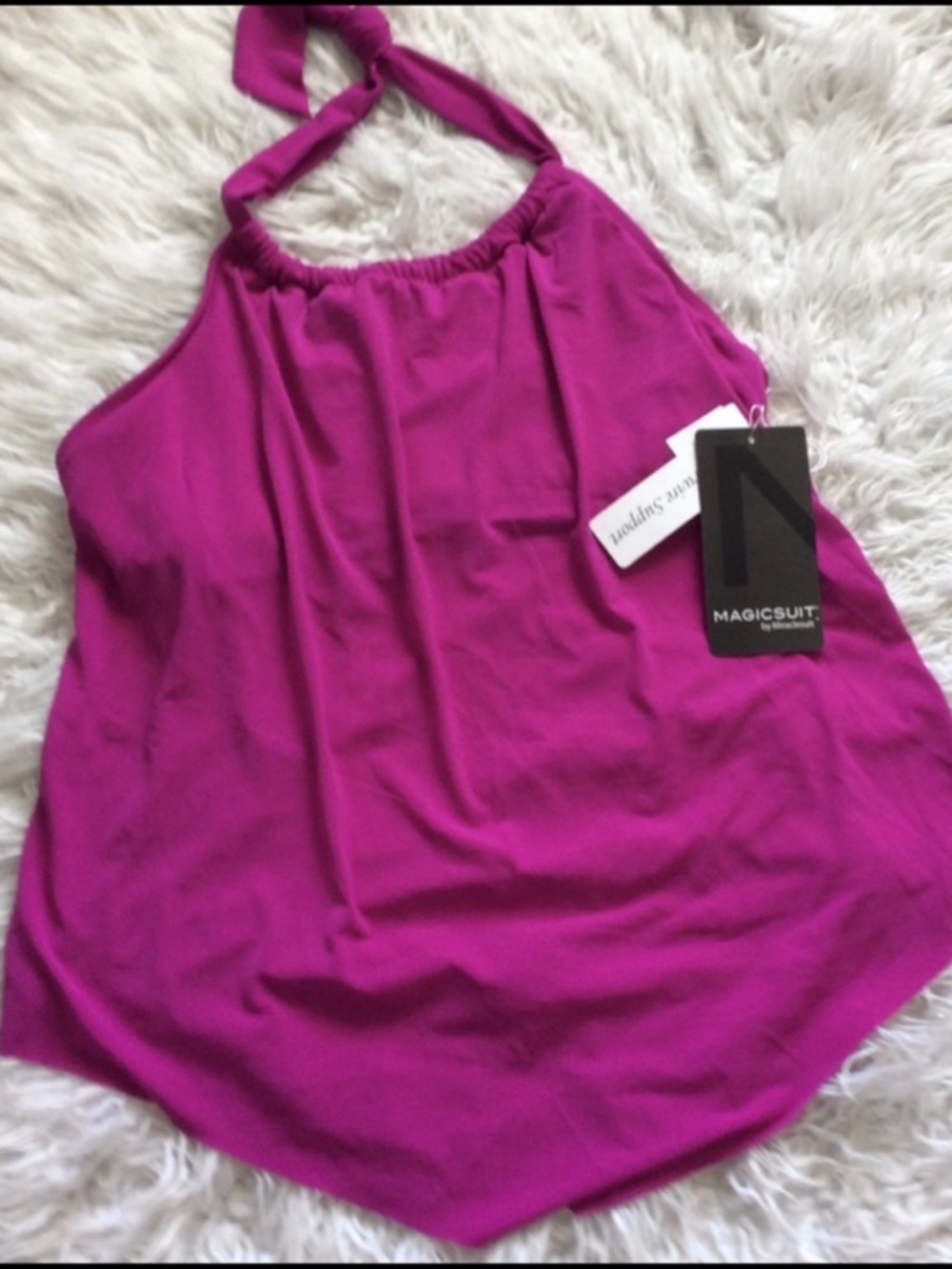 NWT Magicsuit by Miralesuit High Neck Underwire Tankini Top